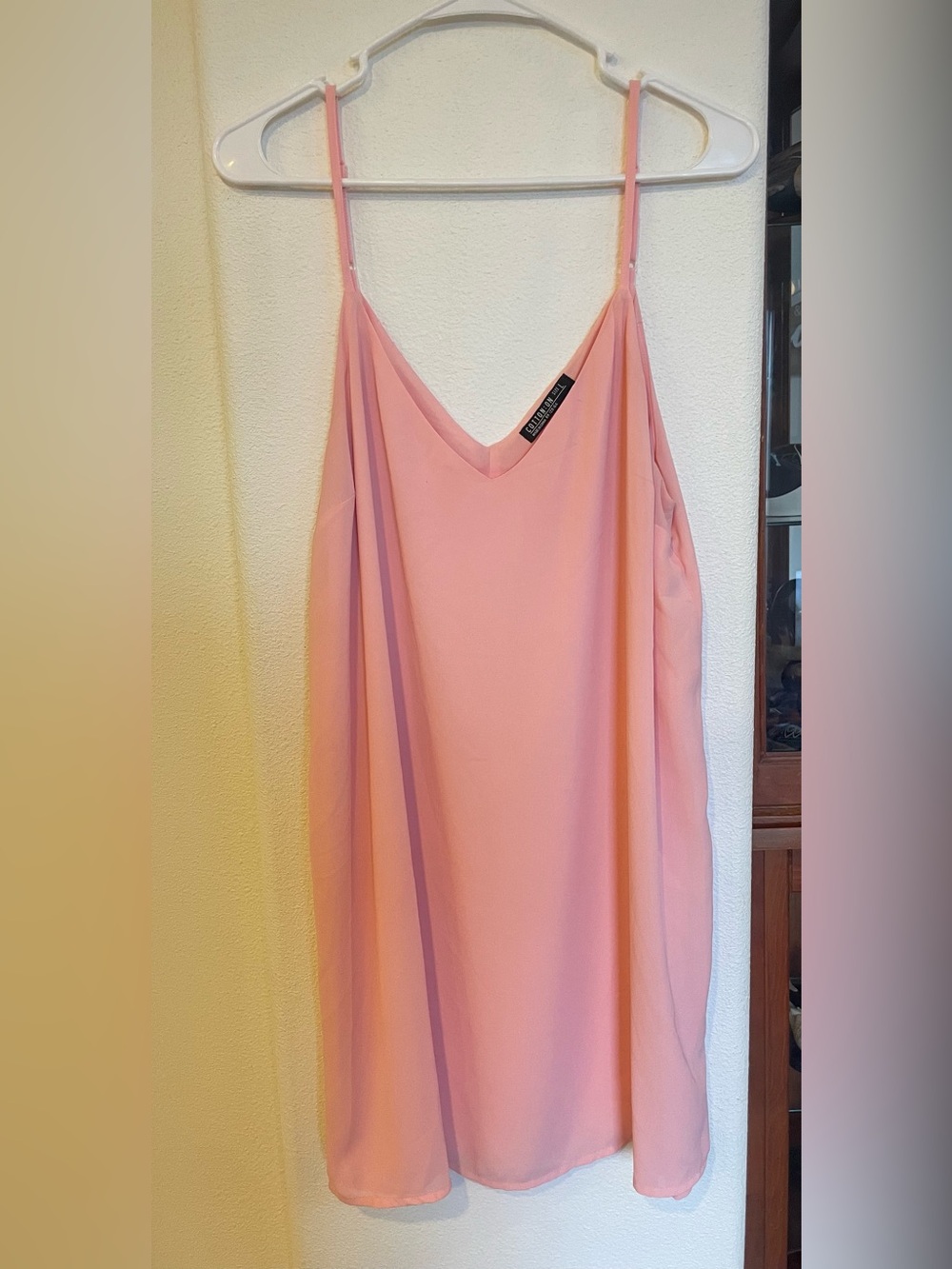 Cotton On Soft Pink V-Neck Slip Dress